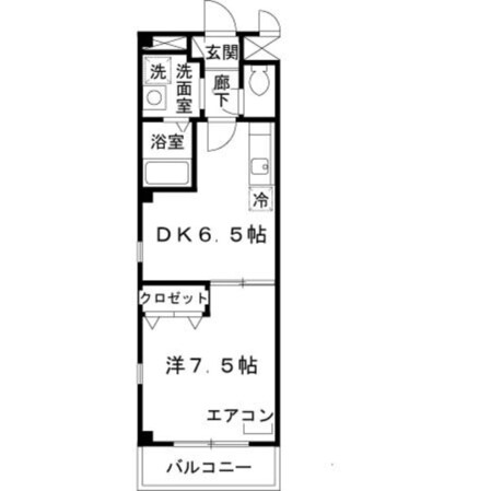 ＪＲ野江　駅 徒歩5分 3階の物件間取画像